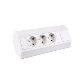   Design Light Cornerbox Sarokba helyezhető asztali elosztó, fehér