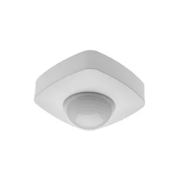   Mozgás- és jelenlétérzékelő CO-1, max. 2000W, AC220-240V, 50/60Hz, működési szög 360°, érzékelési tartomány 20m ± 2,2 - 6m, IP20, LED-del működik, felületre szerelhető, fehér színű.