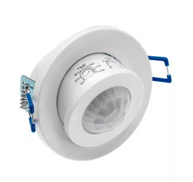 Mozgásérzékelő CR-15, max. 800W, AC220-240V, 50/60Hz, sugárzási szög 360*, sugár 8m ± 2,2-4m, IP20, LED-del működik, süllyesztett, fehér színű.