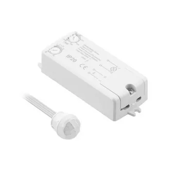   Mozgásérzékelő CR-18, max. 800W, AC220-240V, 50/60Hz, 360°, hatótávolság max.8m, IP20, fehér
