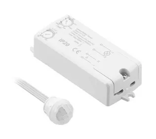 Mozgásérzékelő CR-18, max. 800W, AC220-240V, 50/60Hz, 360°, hatótávolság max.8m, IP20, fehér