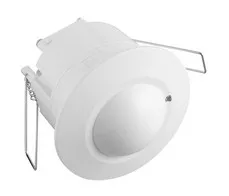 Mozgásérzékelő CR-5 mini max. 800W, IP20, 360°, sugár: 6m ± 2,5-4m, szabályozott, fehér