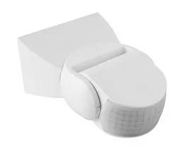 Mozgásérzékelő CR-9 max. 1200W, IP65, 180°, sugár 2-8m ± 1,8- 2,5m, fehér