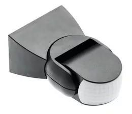 Mozgásérzékelő CR-9 max. 1200W, IP65, 180°, sugár 2-8m ± 1,8- 2,5m, fekete