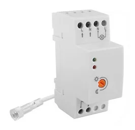 Szürkületérzékelő CZ-1, max. 4800W, IP65-érzékelő, IP20-kapcsoló, 50/60HZ, fehér