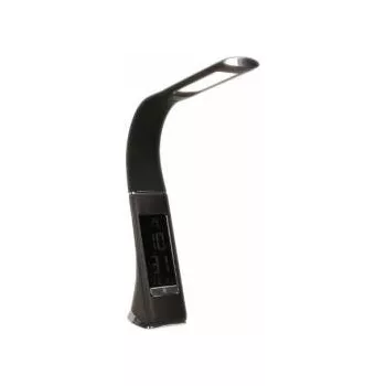  DOLOMIT LED asztali lámpa LCD kijelzővel, 5W-os LED asztali lámpa LCD kijelzővel. Érintőkapcsolóval van felszerelve, három fokozatú fényerőszabályozással.
