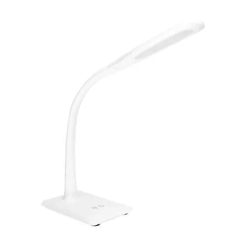 ERIE LED DIM 7W-os asztali lámpa dimmerrel és színhőmérséklet-beállítással 3000K-4000K-6000K, 400lm, fehér
