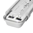 Orno por-és páramentes lámpatest T8 LED-hez, IP54, 2X36W, 2X1200mm