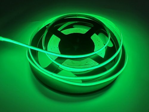 Ecolight LED szalag COB 9W/m, 12V, 480LED/m, IP20, zöld, 5m