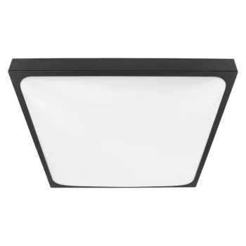   Ecolight LED mennyezeti lámpa, 2XE27, IP20, nényzet, fekete
