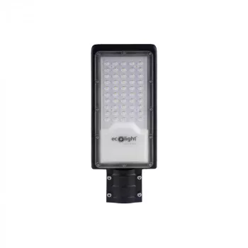   EC20479 - Ecolight LED Utcai világító, 50W, 5000K, 4500lm, IP65, 220-240V, fekete
