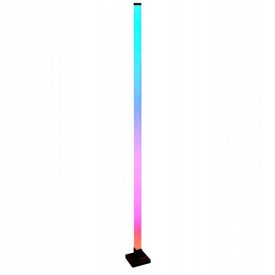   Ecolight RGB állólámpa, 10W, USB, 125×125×1500mm, zenélő, TUYA Smart funkcióval, fekete