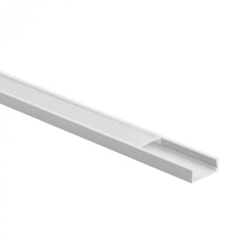   Ecolight LED Aluminium profil, Fehér, Falon kívüli , opál búra, 2m