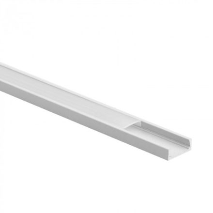 Ecolight LED Aluminium profil, Fehér, Falon kívüli , opál búra, 2m