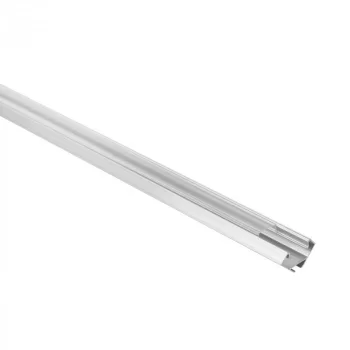   Ecolight Aluminium LED profil, sarok, átlátszó fedővel, 2m