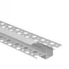   Ecolight Gipszkartonba rögzíthető aluprofil opál fedővel, végzáróval, Belső: 12mm, 2 méter