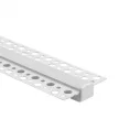 Ecolight Gipszkartonba rögzíthető FEHÉR aluprofil opál fedővel, végzáróval, Belső: 12mm, 2 méter