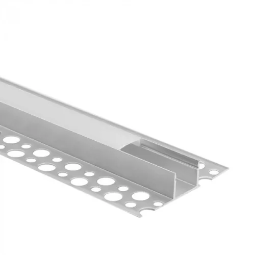 Ecolight Gipszkarton profil, Falon kívüli , opál búra, 2m