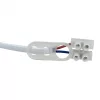 Ecolight E27 foglalat 15cm ideiglenes kábellel, fehér
