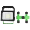   Ecolight Led Hordozható Reflektor PN-A2akkumulátorral,20W,5000K,5VDC 1A,IP54,1600lm,IK07,Fekete/Zöld