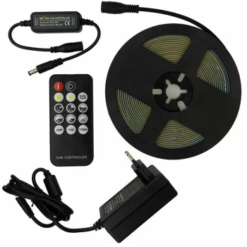   Ecolight COB Led szalag szett, 24V, 7W/m, 4000K, IP20, 5méter