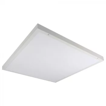   Ecolight LED Panel 2 az 1-ben 595x595x34 50W 5500lm 4000K FEHÉR, Falon kívüli