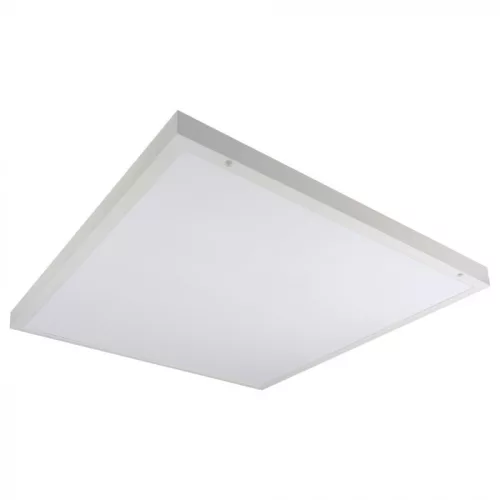 Ecolight LED Panel 2 az 1-ben 595x595x34 50W 5500lm 4000K FEHÉR, Falon kívüli