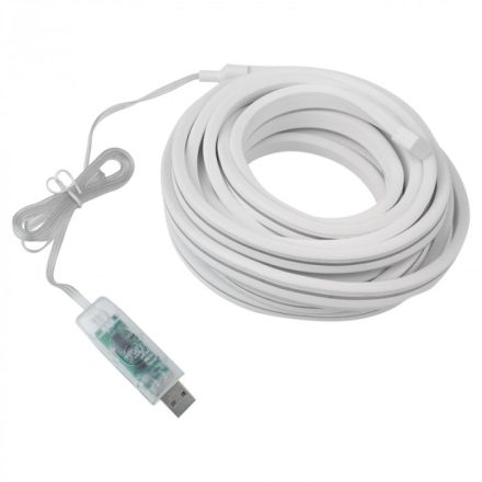 Ecolight LED NEON RGB DC5V USB szalag, IP20, 5m