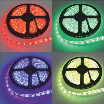   Ecolight Led Szalag, 14,4W/m, RGB+4000K, 12V, SMD5050, IP20, 5 méter