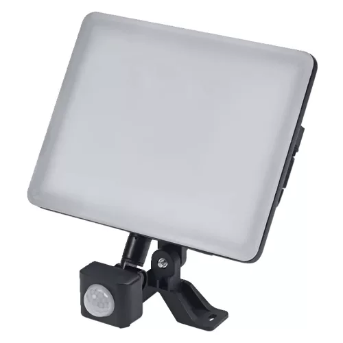 Fucida LED Reflektor mozgásérzékelővel, 10W, 4000K, 1100m, IP65, Opál elejű