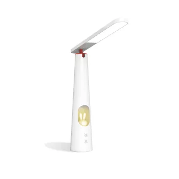   TelForceOne, Forever Light asztali LED lámpa, Tőlthető, 7,5W, 3000-6000K, 328x70x350mm, fehér, nyuszis, ELENA