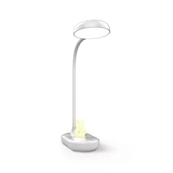   FLB-30 - TelForceOne, Forever Light asztali LED lámpa, 4,5W, 4000K, 145x92x453mm,fehér, nyuszis, ASTRID