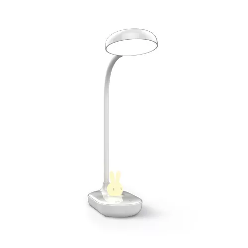 FLB-30 - TelForceOne, Forever Light asztali LED lámpa, 4,5W, 4000K, 145x92x453mm,fehér, nyuszis, ASTRID