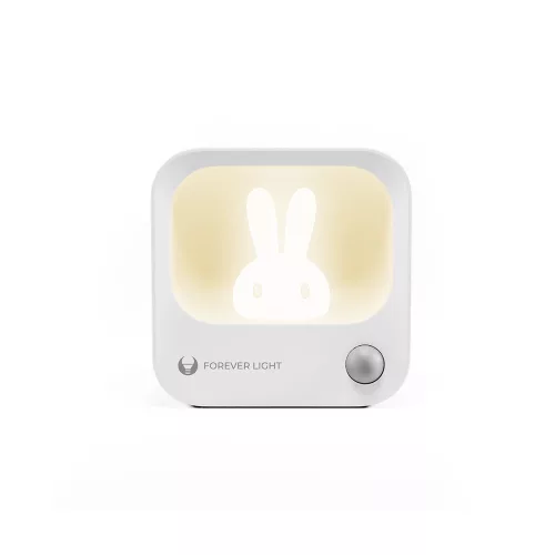 FLC-10 - TelForceOne,Forever Light Éjszakai Fény mozg. érz.,akasztóval,USB-C töltővel,1,1W,3000K,Nyuszi,LEA