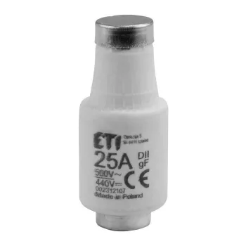 ORNO biztosítékbetét, WTS, 2 db, 500V, 25A, 4,9W