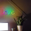  TelForceOne LED Valentin napi Dekoráció, 2,6W, RGB, LOVE felirat 