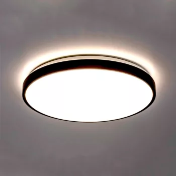   Fucida LED Mennyezeti lámpa, 48W, 5160lm, 4000K, IP44, 42MM, Fekete