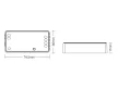 Mi-Light - FUT037S+ - Group Control RGBW csoport (zóna) vezérlő RGB+fehér LED szalaghoz