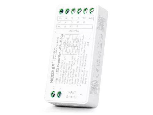 Mi-Light - FUT037W+ -  3-in-1 Group Control csoport (zóna) WIFI SMART vezérlő (RGB, RGBW, RGB+CCT LED szalaghoz)
