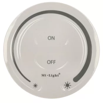   Mi-Light - FUT087W - Dimmer Fali LED szalag fényerő szabályzó panel: elemes - fehér