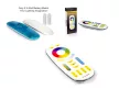 Mi-Light - FUT092W - RGB+CCT csoport (zóna) TÁVIRÁNYÍTÓ Full color LED szalaghoz, 2db 3AAA elem, Fehér