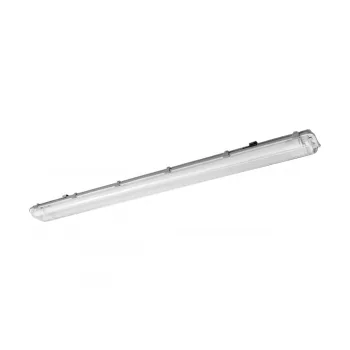   G-TECH Por-Páramentes lámpa 2x36, T8 LED-J, G13, AC220-240V, 50/60Hz, IP65, ABS/PS, szürke burkolat