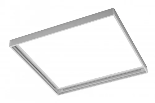Felületre szerelhető LED panel keret 60x60 cm (KING, PRINCE, INNOVO), csavarok nélkül, fehér színben