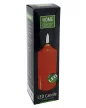 Trixline Műanyag nagy gyertya, 2*AA, 20cm, IP20, piros
