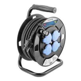 Gumiszigetelt kábeltekercselt hosszabbító kábel 30 m