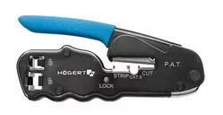 Högert, Telefoncsatlakozó krimpelő eszköz, RJ45, Cat5