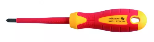 Szigetelt csavarhúzó PZ2 100 mm, 1000 V, S2 acél