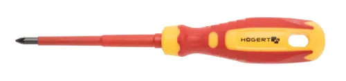 Szigetelt csavarhúzó PZ2 100 mm, 1000 V, CrMo acél