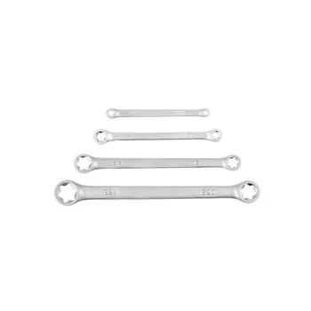 Torx gyűrűs kulcskészlet 4db, E6-E24