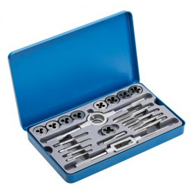 Menetmetsző, menetfúró szerszámkészlet, 20 db